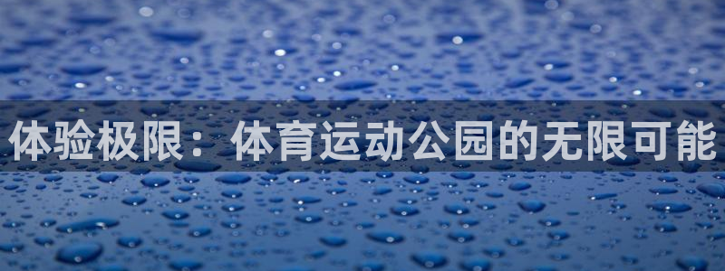 678体育知识：体验极限：体育运动公园的无限可能