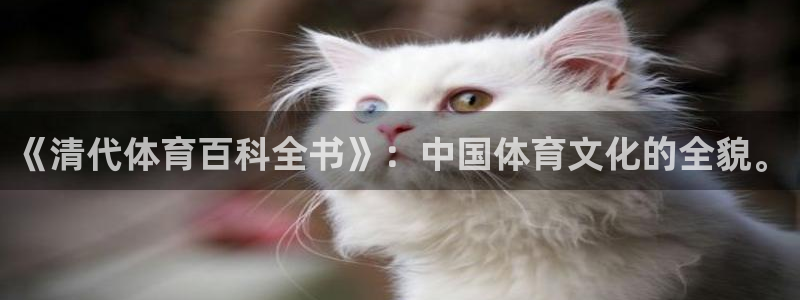 678体育知识：《清代体育百科全书》：中国体育文化的全貌。